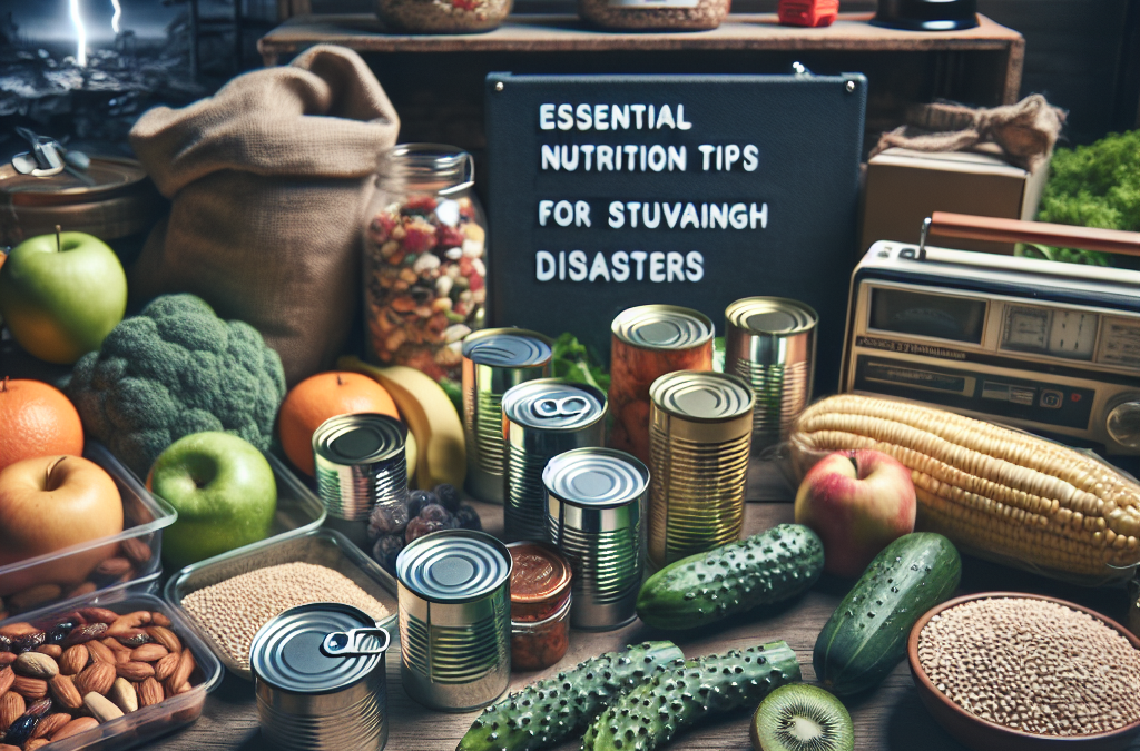 Essential Nutrition Tips for Sustaining Through Disasters