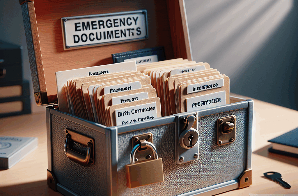 storing emergency documents safely effectively readiness