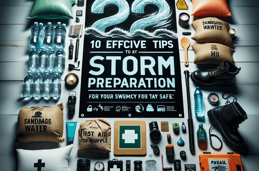 storm preparation checklist disaster recovery planning