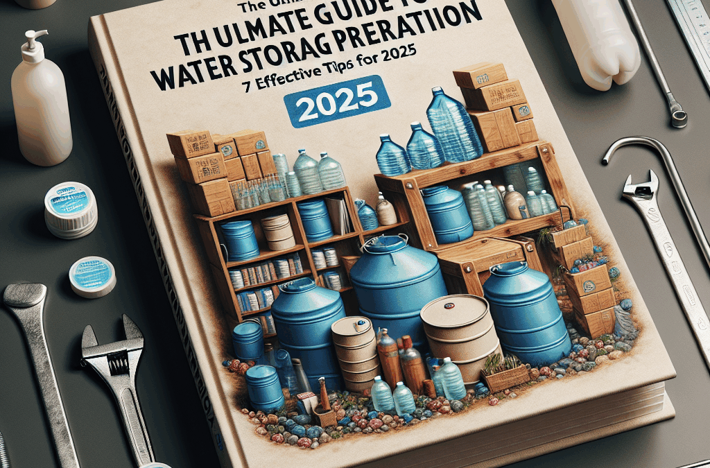 water storage preparation prepare disasters