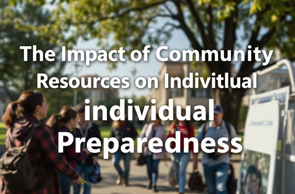 The Impact of Community Resources on Individual Preparedness: Key Strategies and Benefits