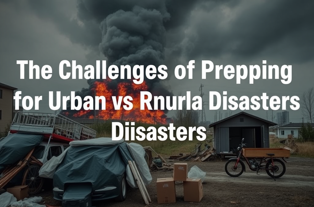 The Challenges of Prepping for Urban vs Rural Disasters: Key Considerations and Strategies