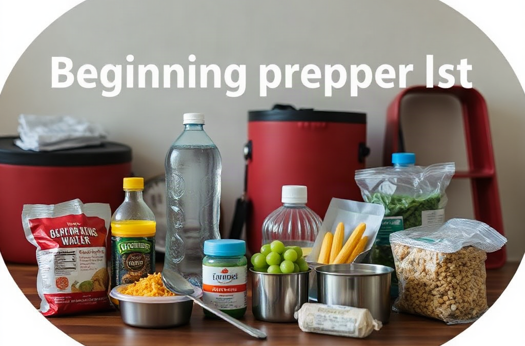 Beginning prepper list by priority and cost