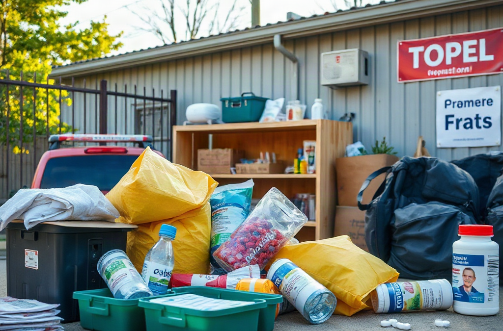 Pictures That Illustrate Emergency Preparedness Priorities: Visual Examples for Supplies, Evacuation, and Communication